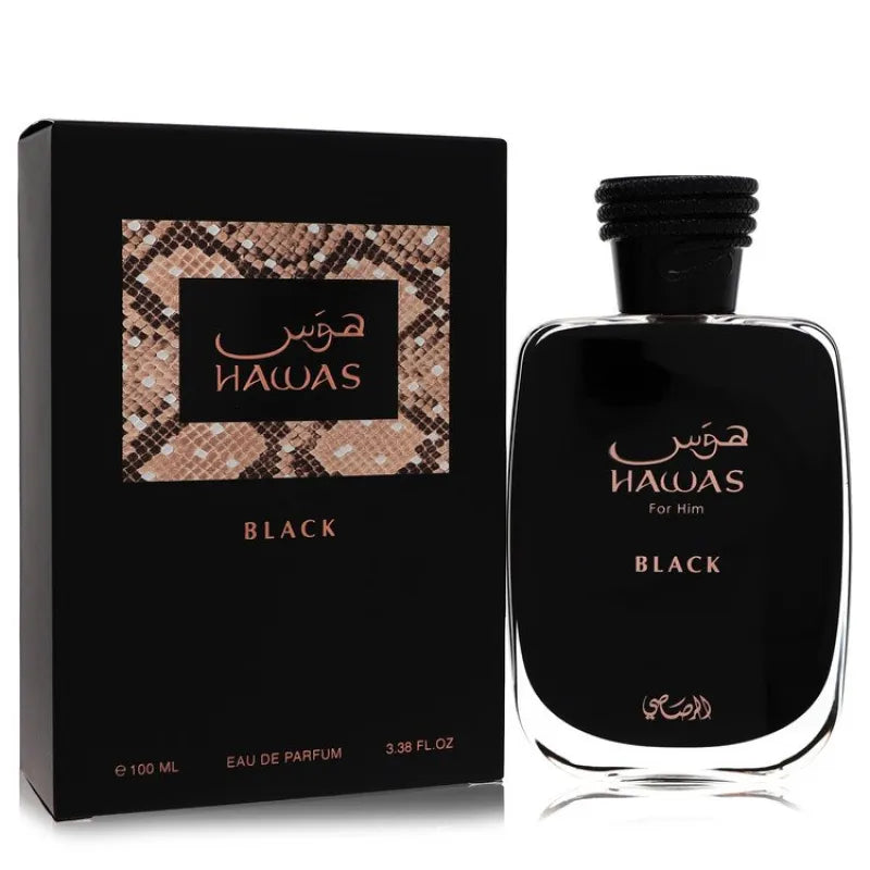 Hawas Black Eau de Parfum Rasasi - Masculino
